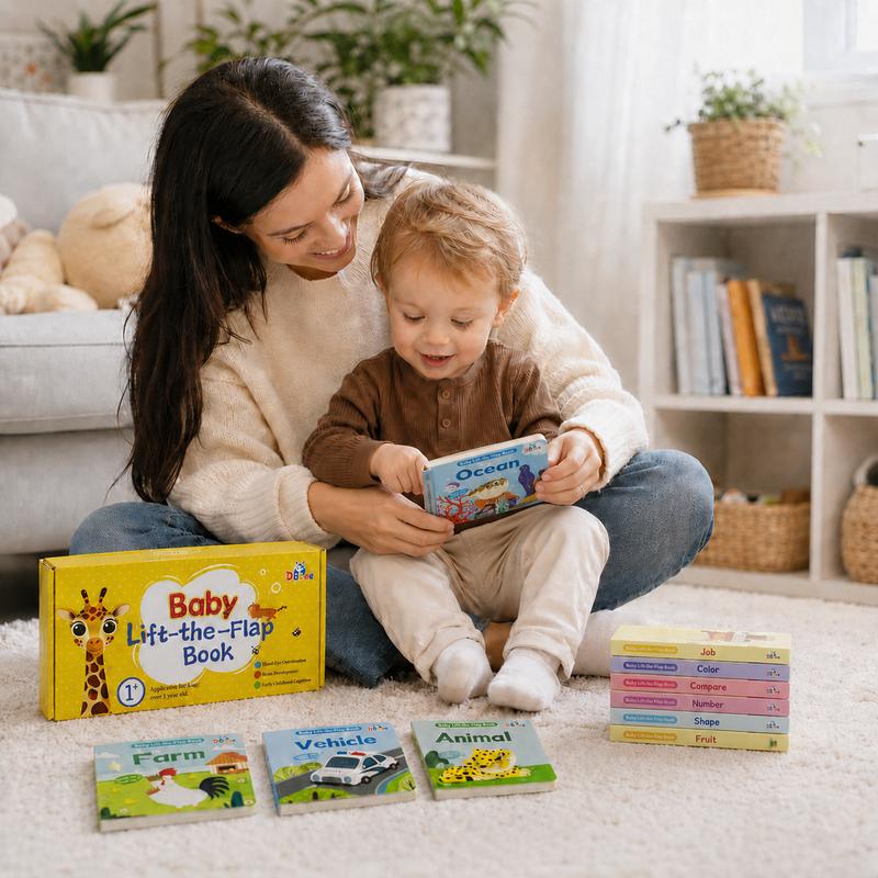 Lift & Talk First Words Set (10 Interactive Flap Books)