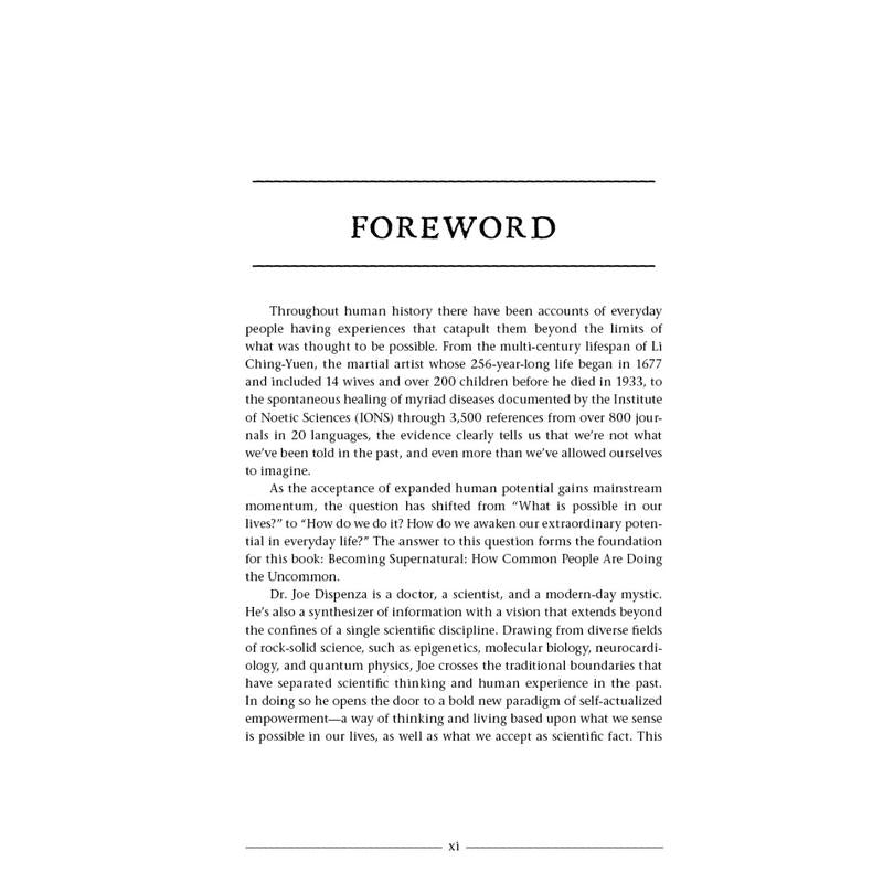 BECOMING SUPERNATURAL