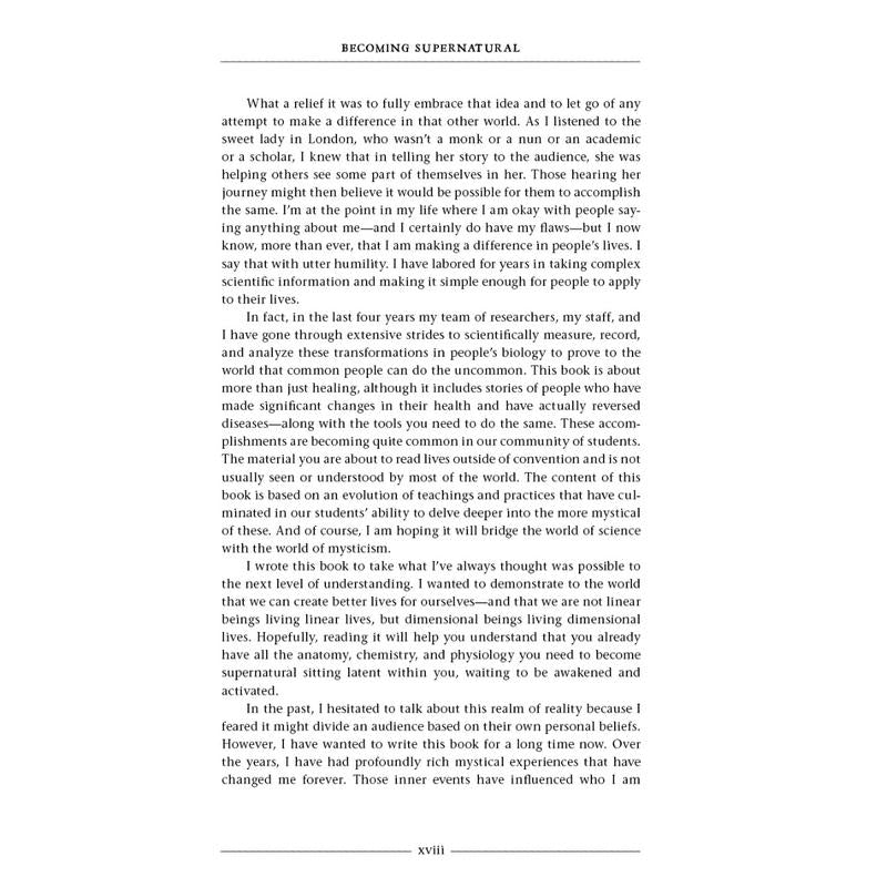 BECOMING SUPERNATURAL