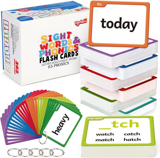 The Complete 520 Sight Words & Phonics Flash Cards