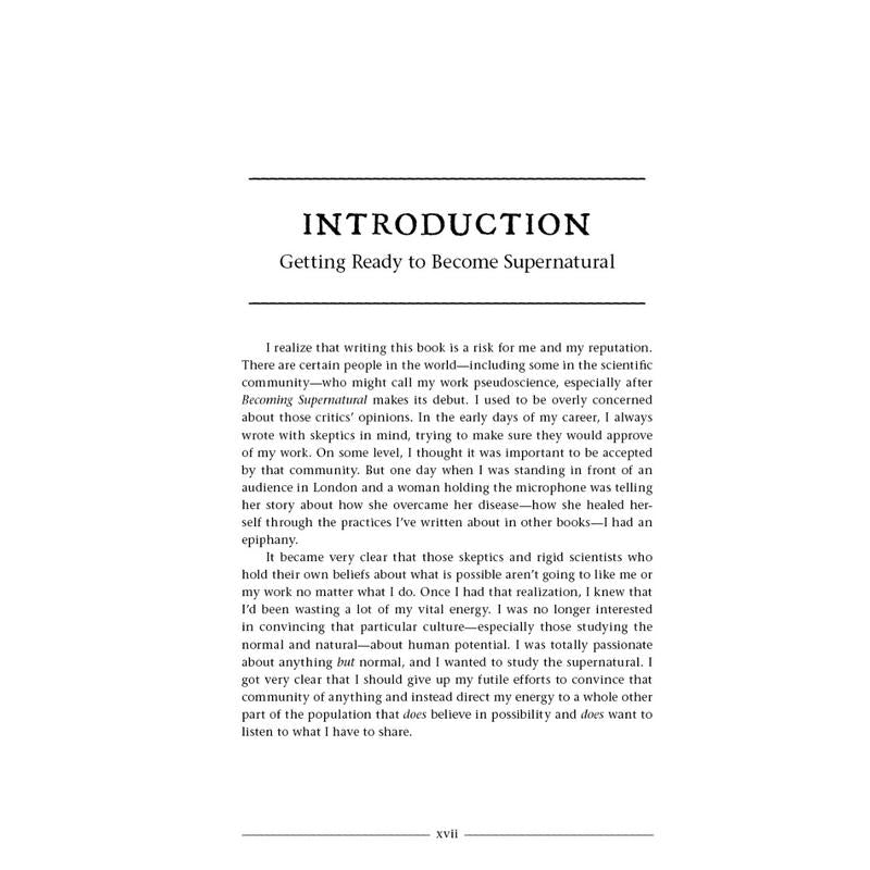 BECOMING SUPERNATURAL