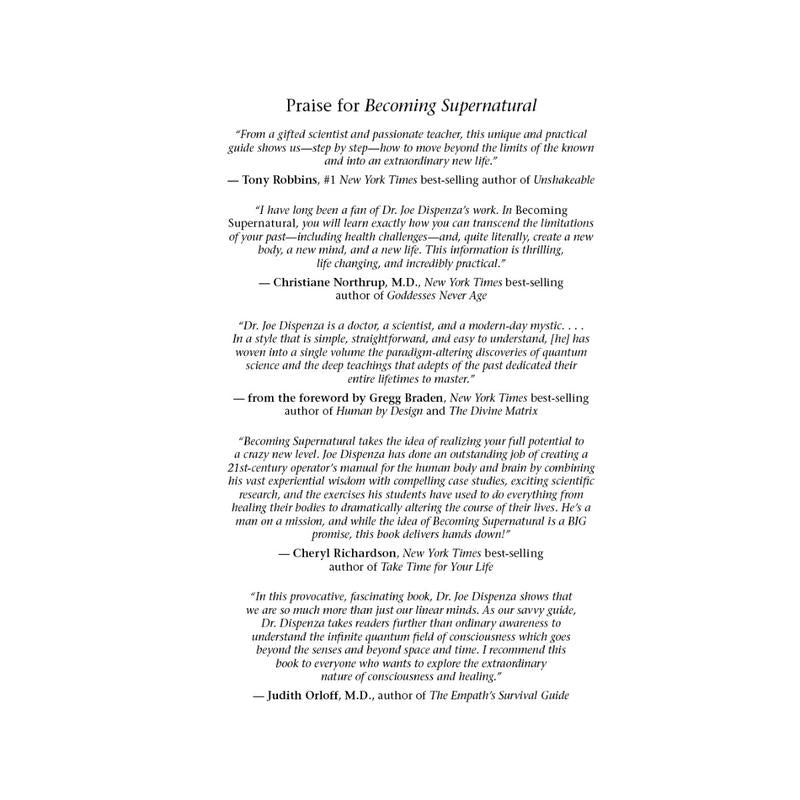 BECOMING SUPERNATURAL