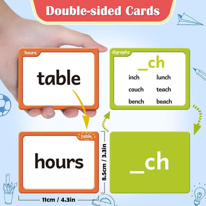 The Complete 520 Sight Words & Phonics Flash Cards